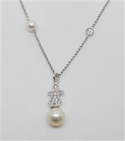 Pendente Aquaforte Donna Giulietta E Romeo in Argento Perla Q1214833 - Q1214833